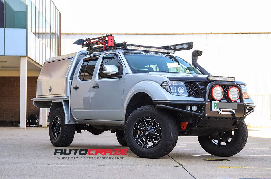 NISSAN NAVARA MAVERICK GLOSS BLACK MILLED ACCENTS